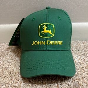 John Deere Green and Yellow Logo Cap